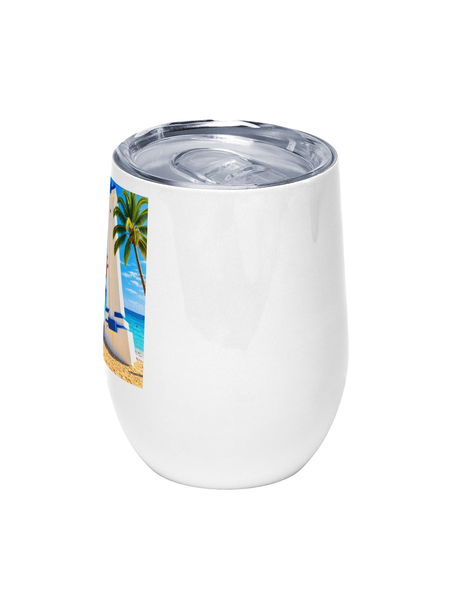 Puerto Morelos Watercolors Wine Tumbler product image (3)
