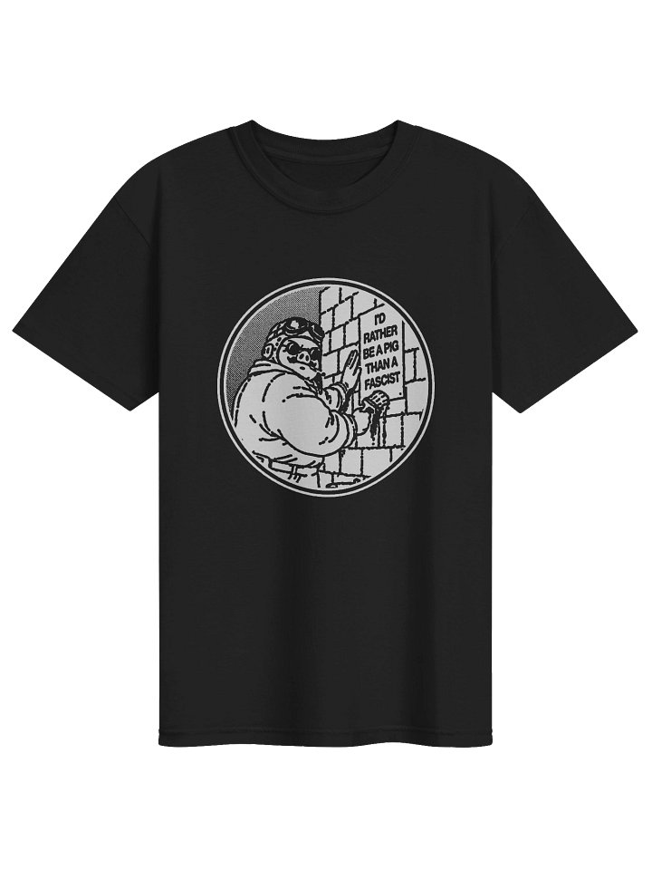 BE A PIG ! T-shirt. black vers. product image (1)