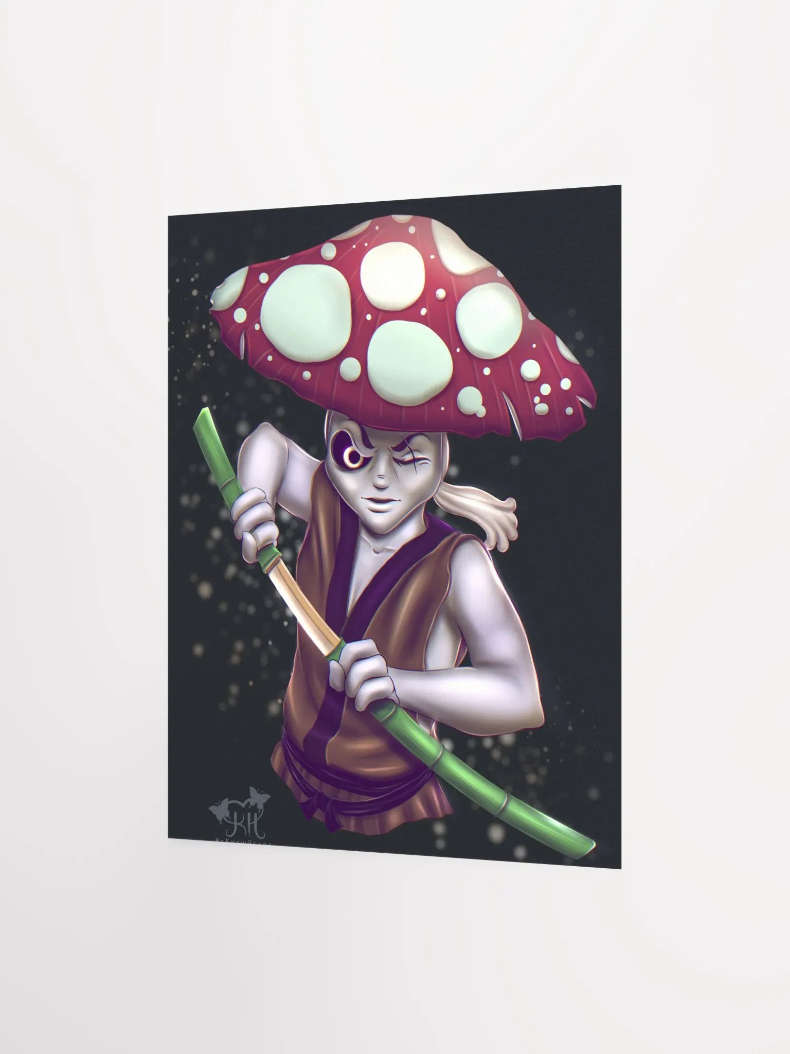Samurai Kinoko - Art Print product image (2)
