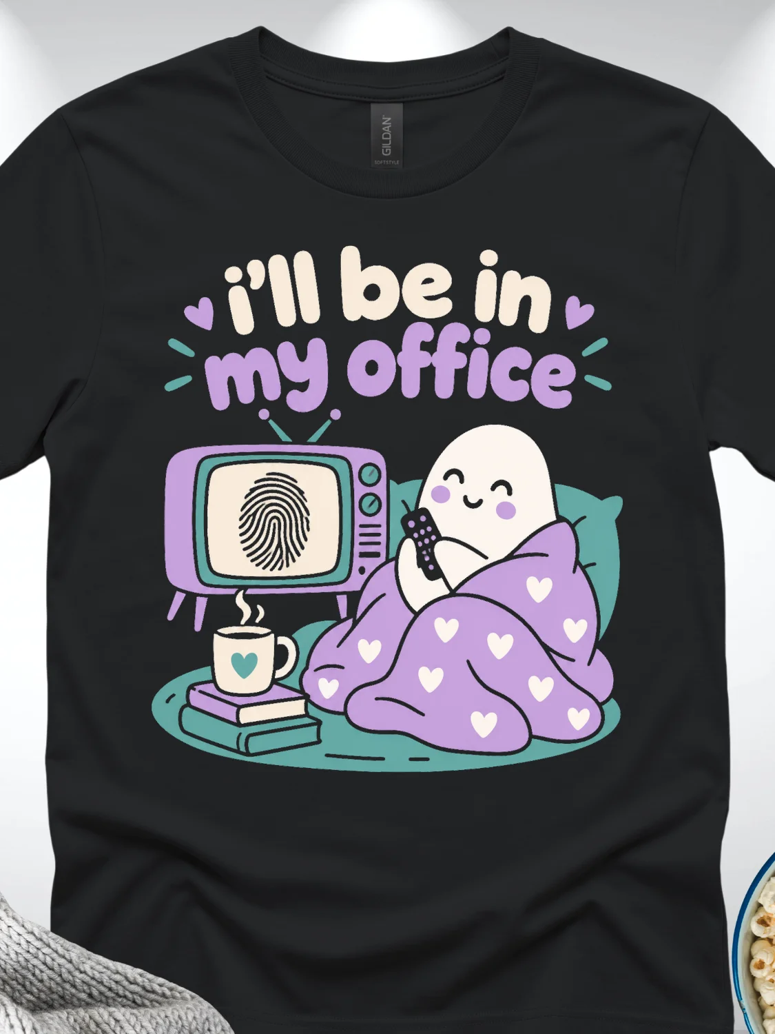 I’ll Be in My Office True Crime Podcast T-Shirt product image (1)