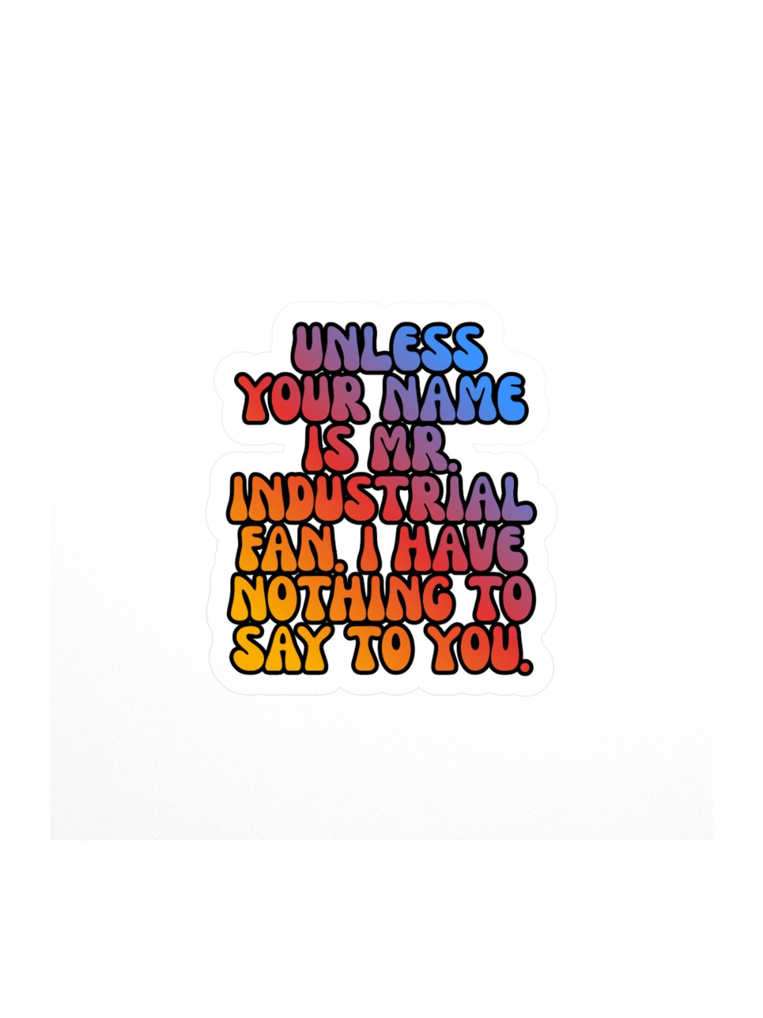 Menopause Chaos Kiss Cut 4"x4" Vinyl Sticker product image (1)