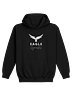 Youth hoodie white logo