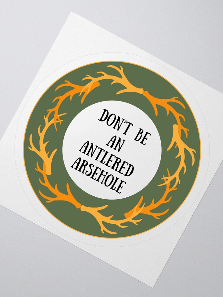 Stag Man Reprimand Sticker product image (4)