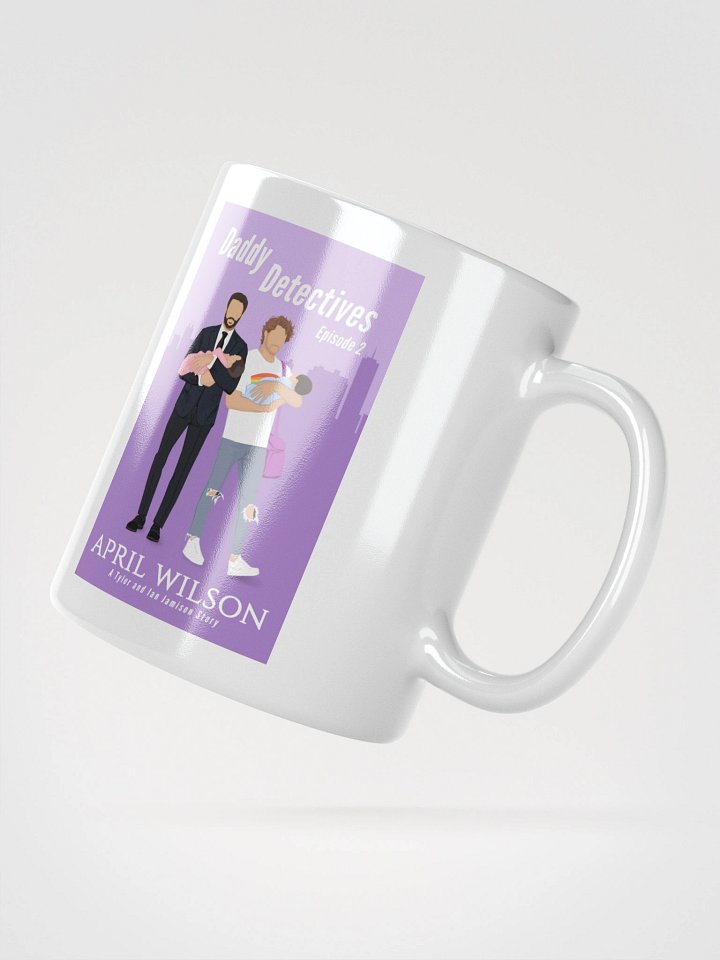 White Ceramic Coffee Cup - Daddy Detectives Episode 2 product image (2)