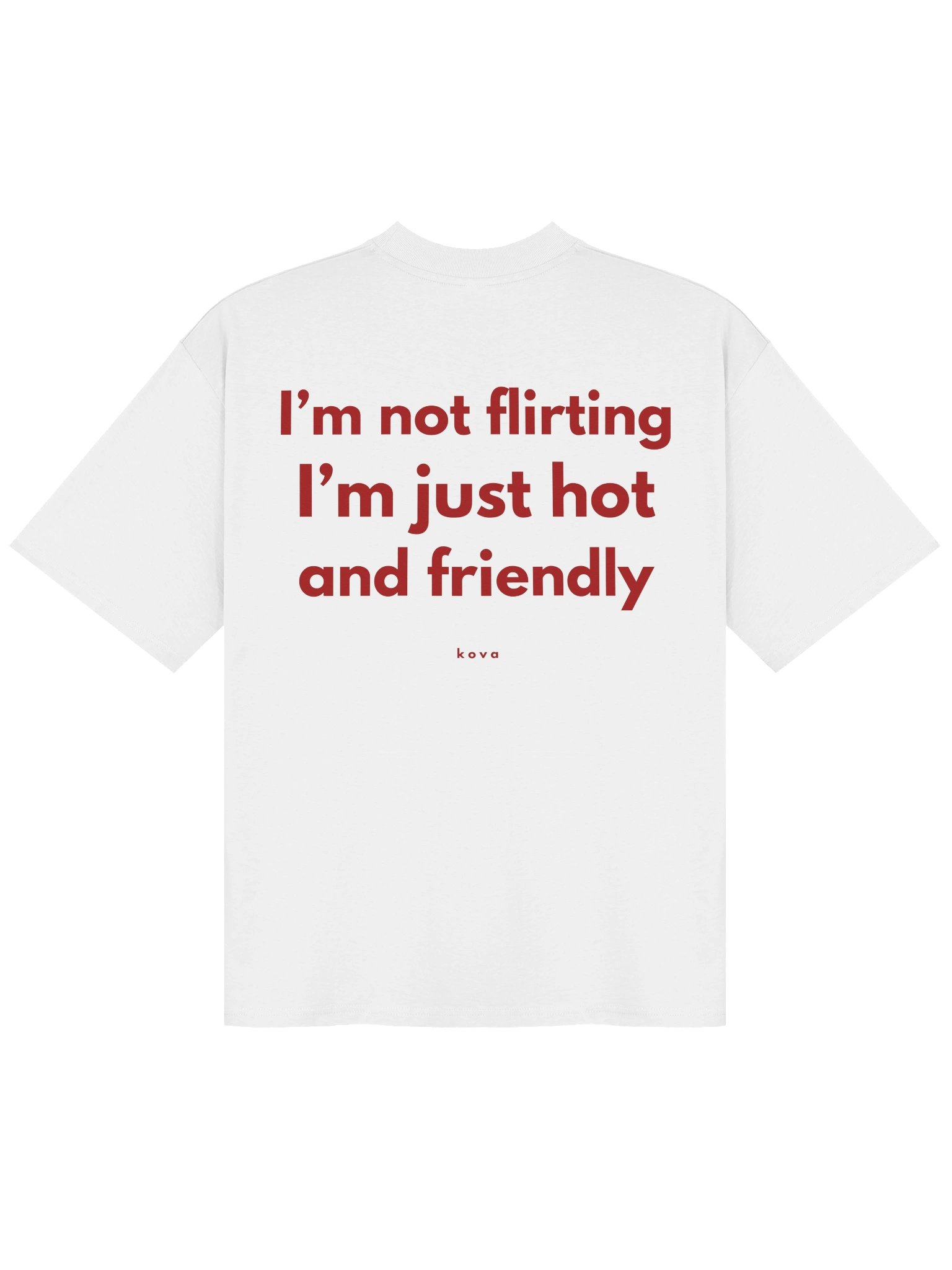 I’m Not Flirting — Oversized Tee product image (1)