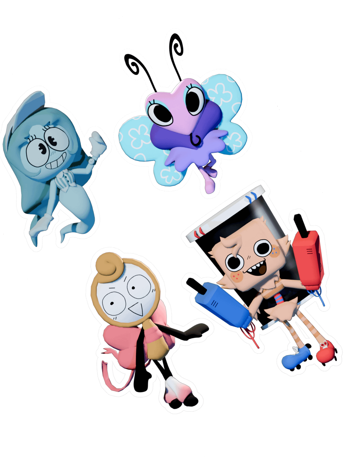 Common Toons Sticker Sheet | Azmarlo