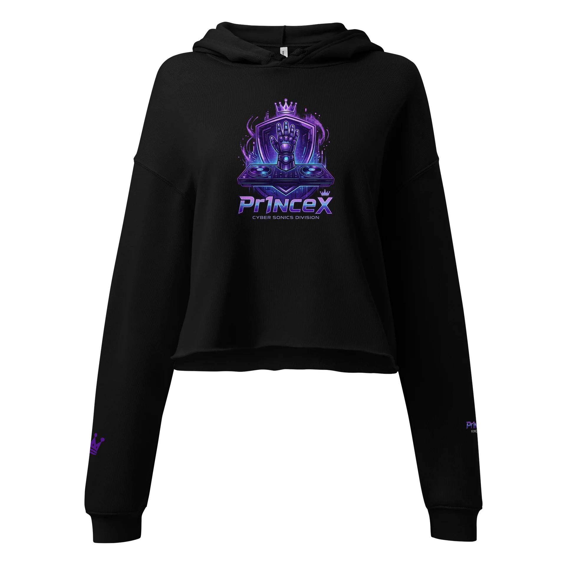 Pr1nceX Cyber Sonics Crop Hoodie product image (1)