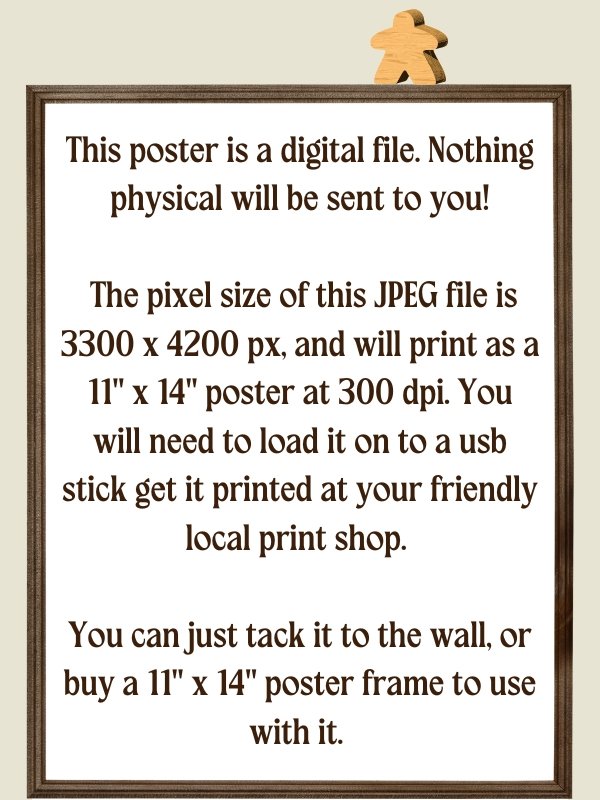 Workplace Accident Sign Board Game Room Poster - DIGITAL DOWNLOAD - 11" x 14" product image (2)