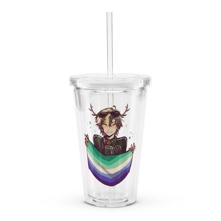 Leafy Monstera MLM Flag Pride Double Wall Tumbler product image (1)