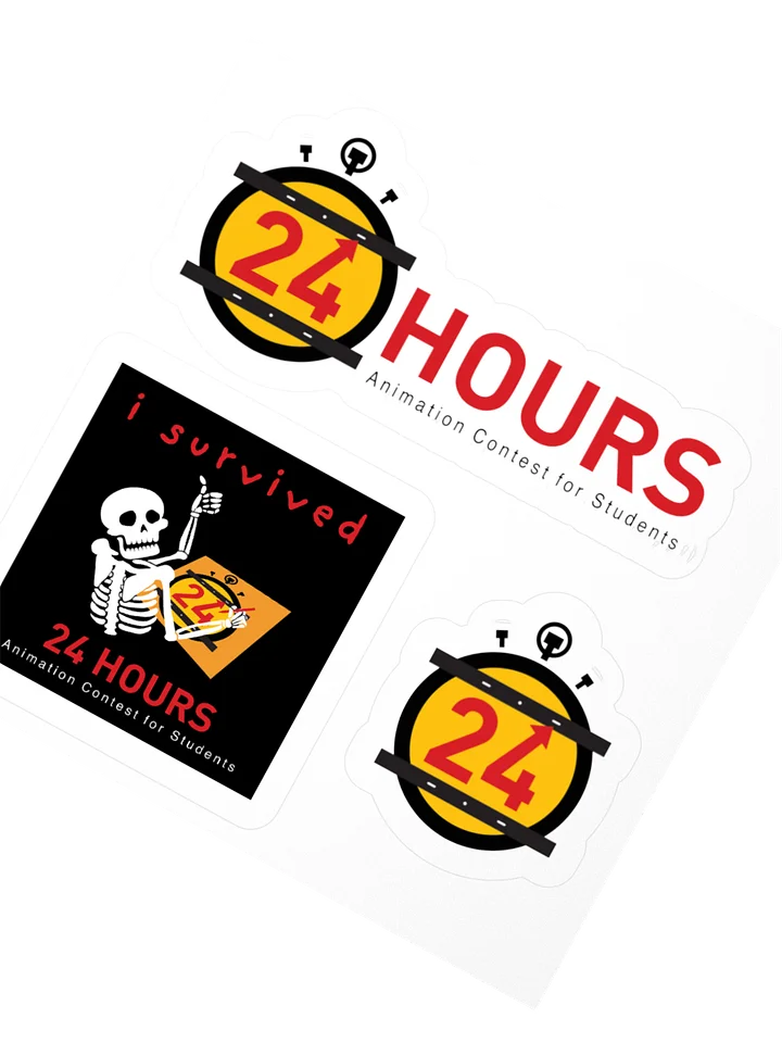 24 HOURS Sticker Set product image (5)
