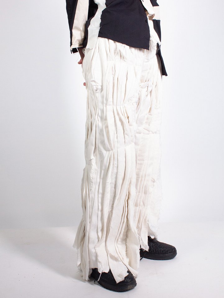 Heavy 'Paper- Pleat' Statement Trousers - Size 32 product image (2)