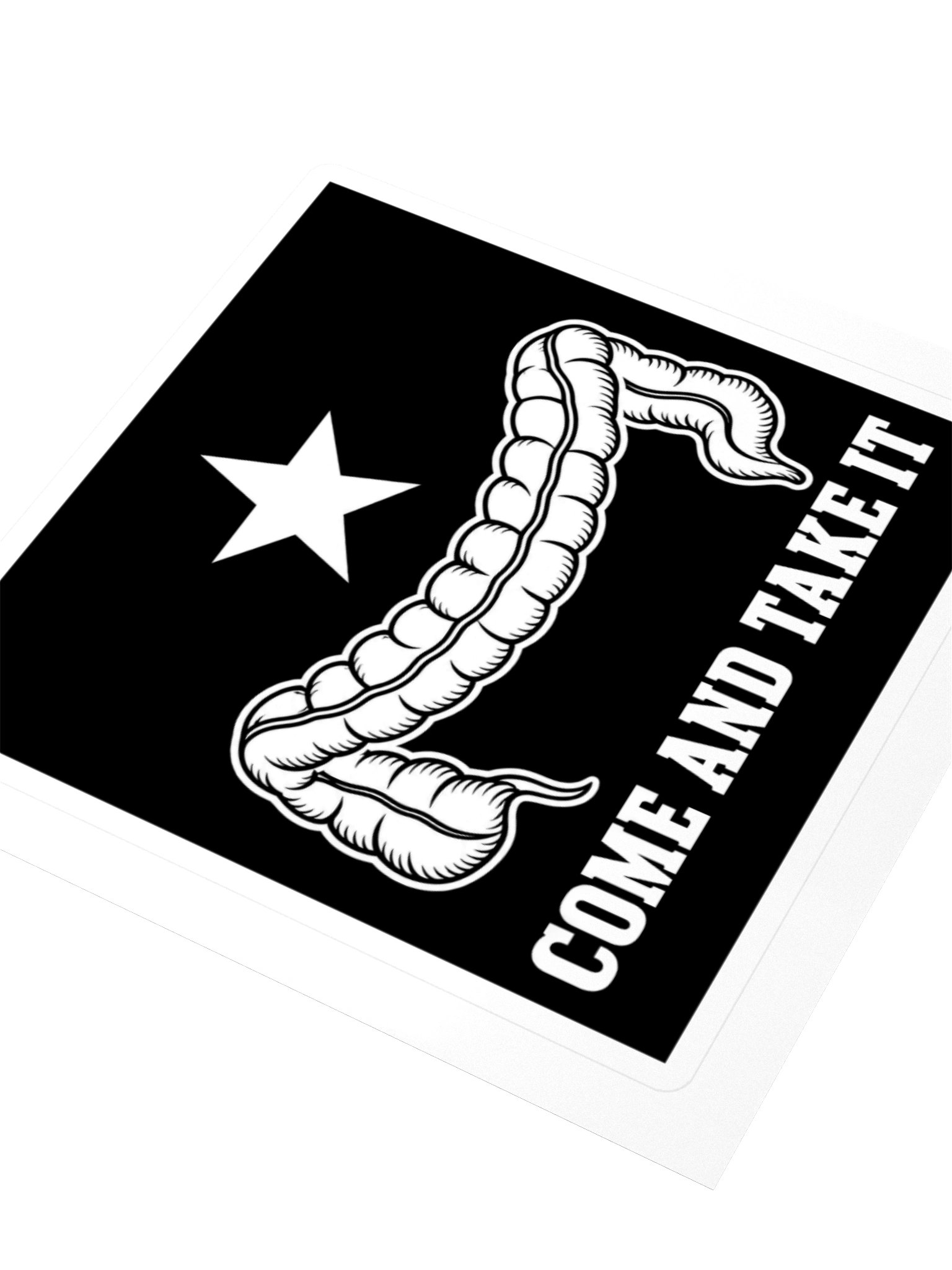 Come and Take It — Colon Flag Sticker (Black) product image (3)
