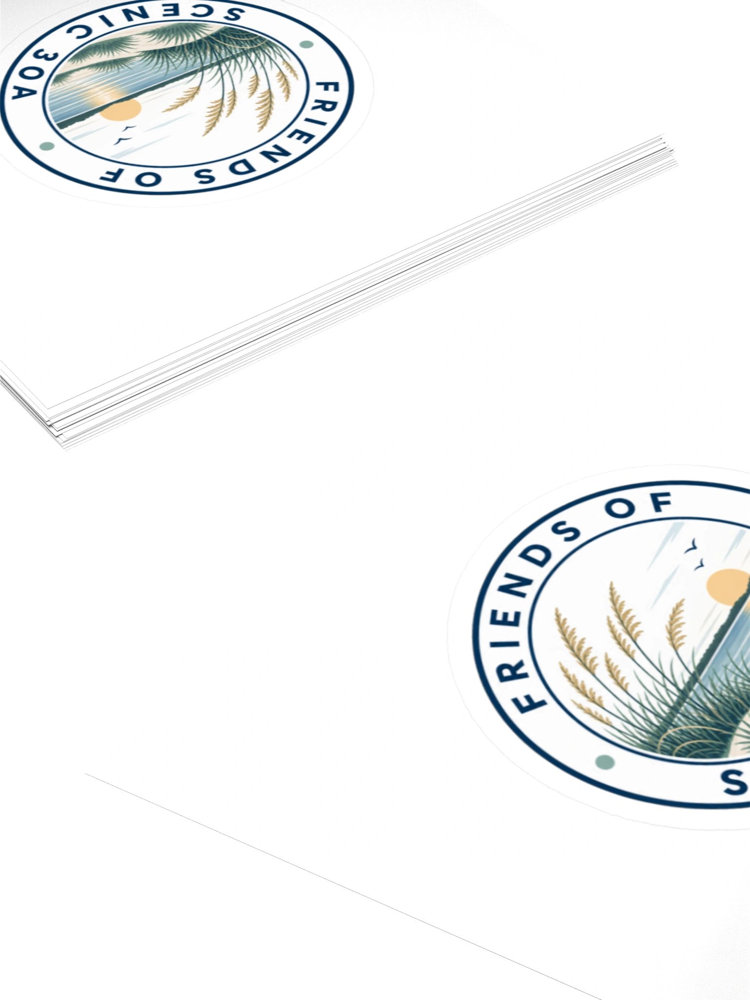 Friends of Scenic 30A Circle Seal Sticker product image (4)