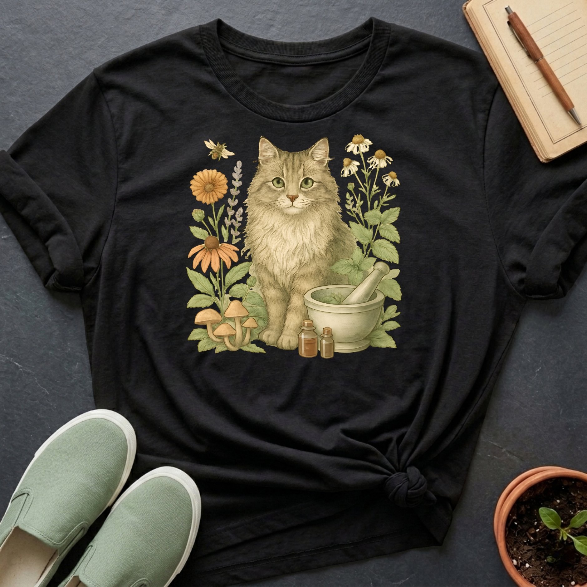 Homestead Cat Organic T-Shirt product image (1)