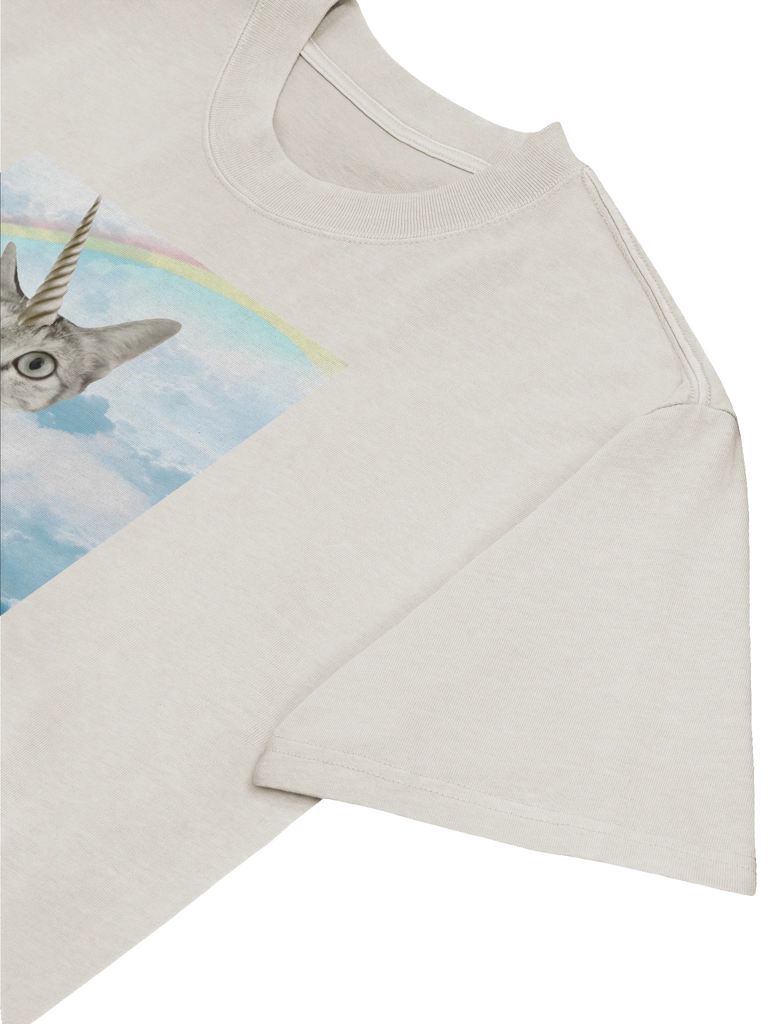 The Sky Has No Limits Oversized Tee - Cream product image (5)
