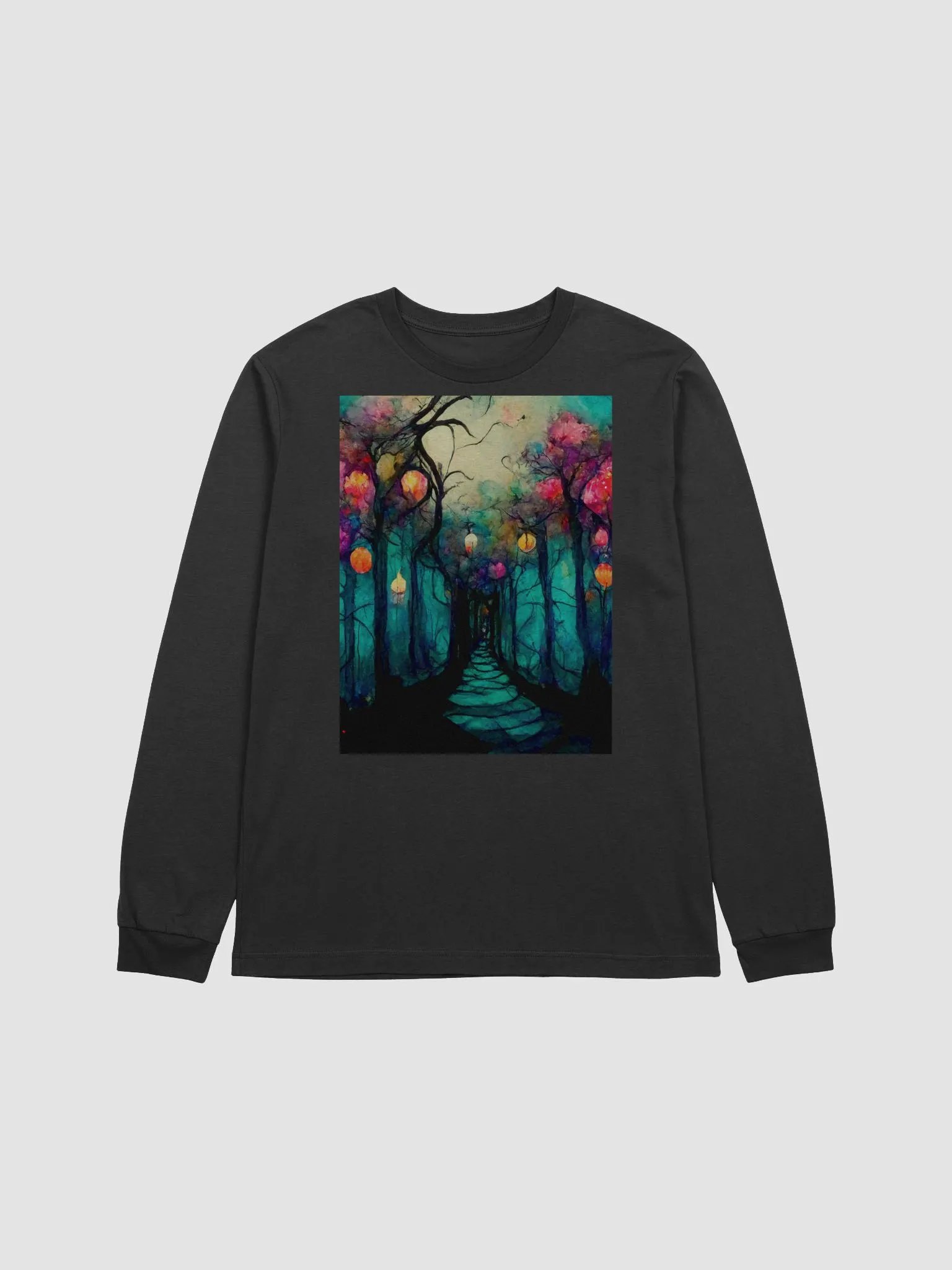Enchanted Forest Lantern Long Sleeve Tee product image (1)