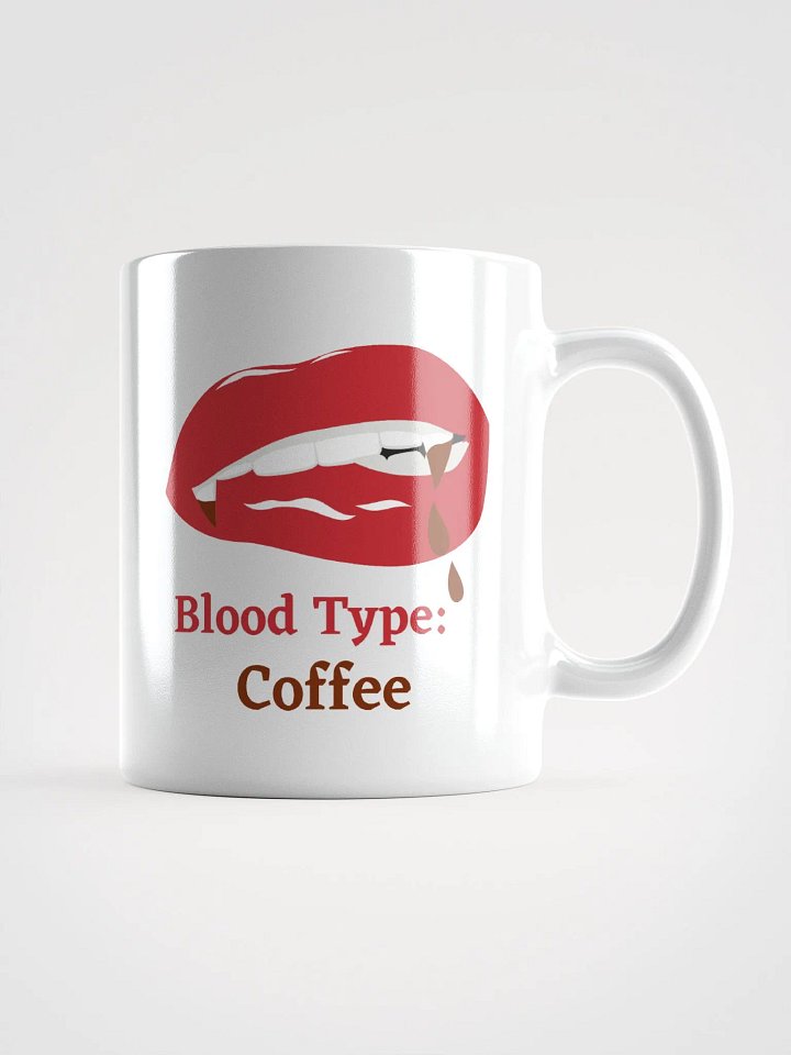 Blood Type: Coffee - White Glossy Mug product image (1)