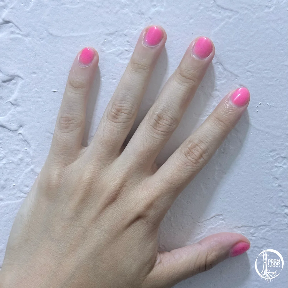 RADIOACTIVE SHRIMP - Pink Jelly Glow-In-The-Dark Nail Polish product image (4)