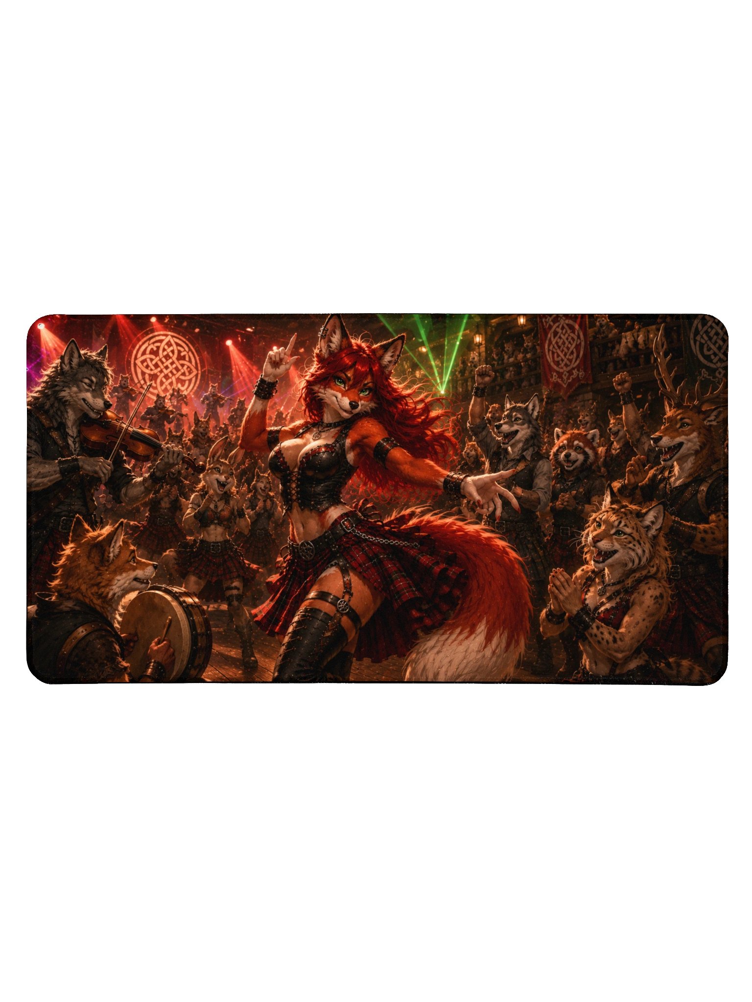 Red Fox Reel Deskmat product image (1)