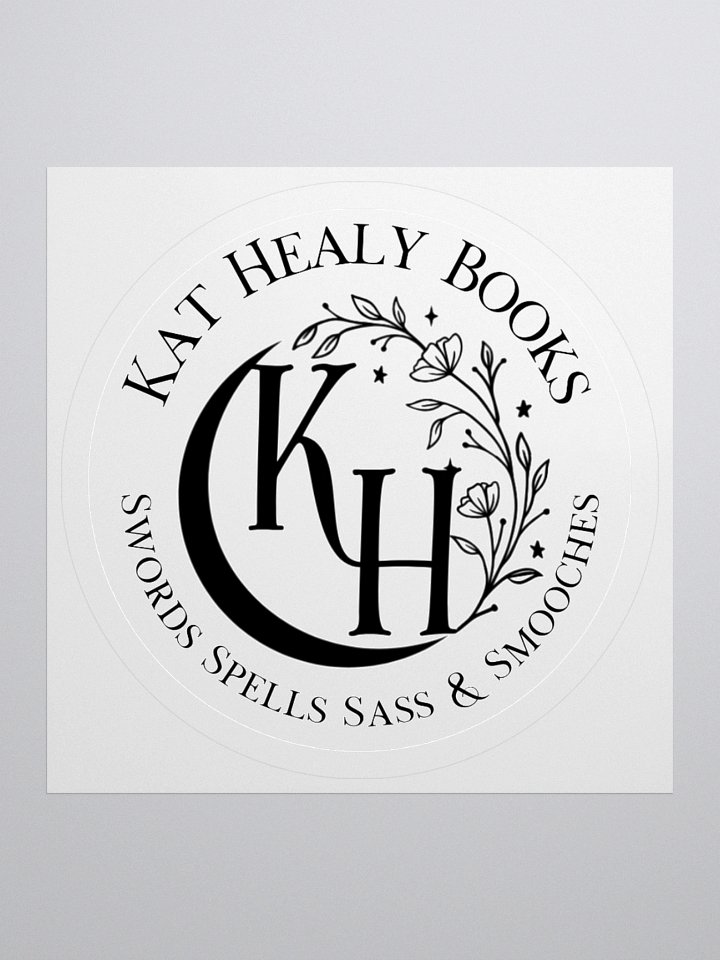 Kat Healy Books Slogan Sticker product image (3)