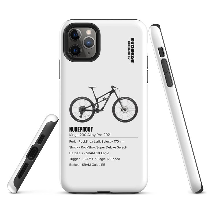 White Nukeproof Mega 290 Alloy Pro 2021 iPhone Case product image (5)