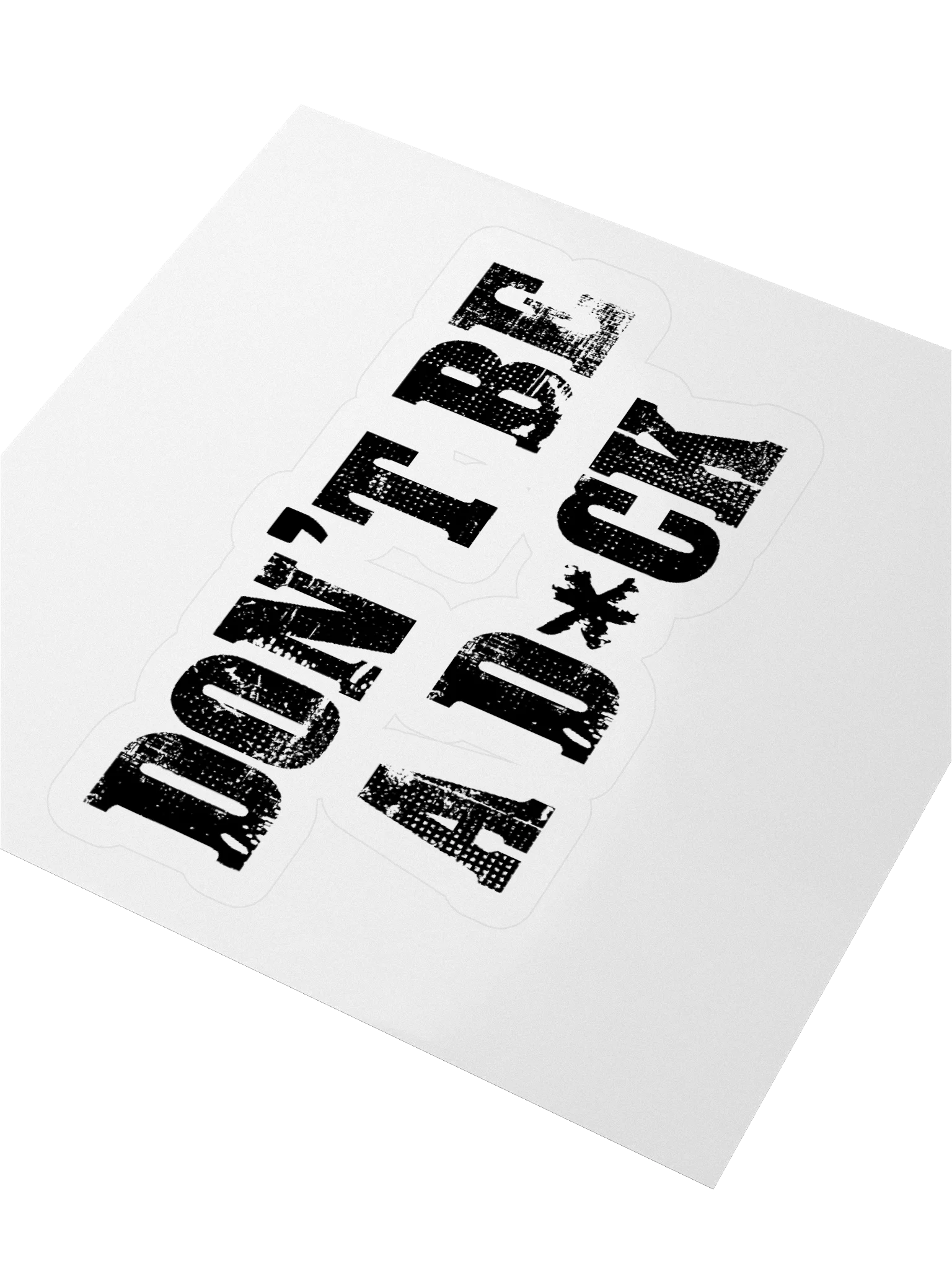 Don't Be A D*ck Sticker product image (3)