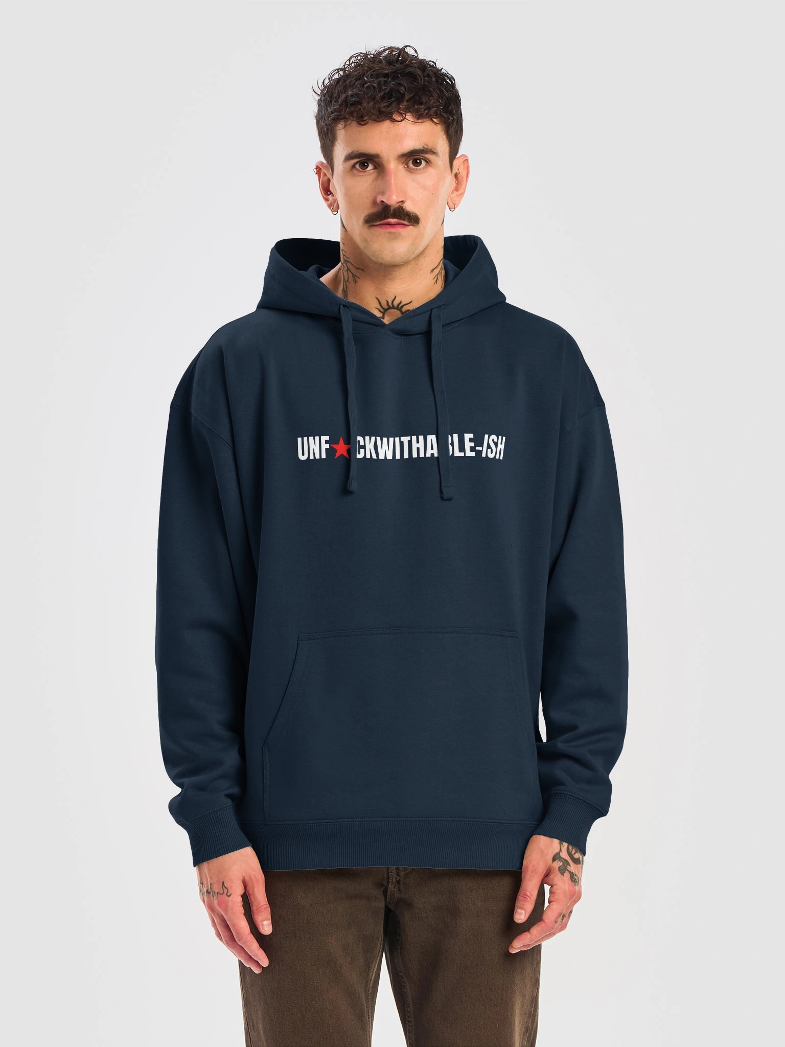 UNF★CKWITHABLE-ISH™ Men's Organic Premium Pullover Hoodie product image (18)
