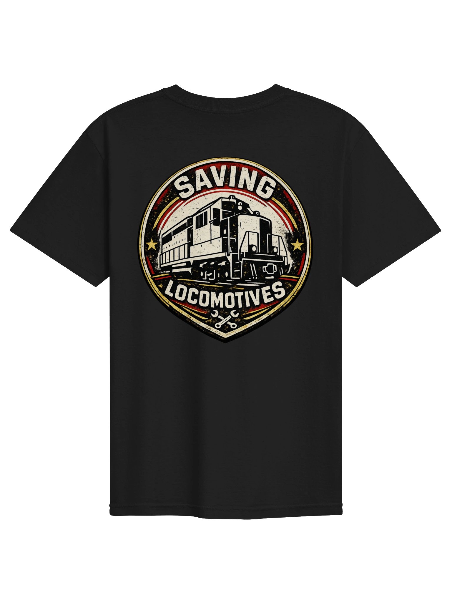 Saving Locomotives Vintage Train Badge Tee product image (11)