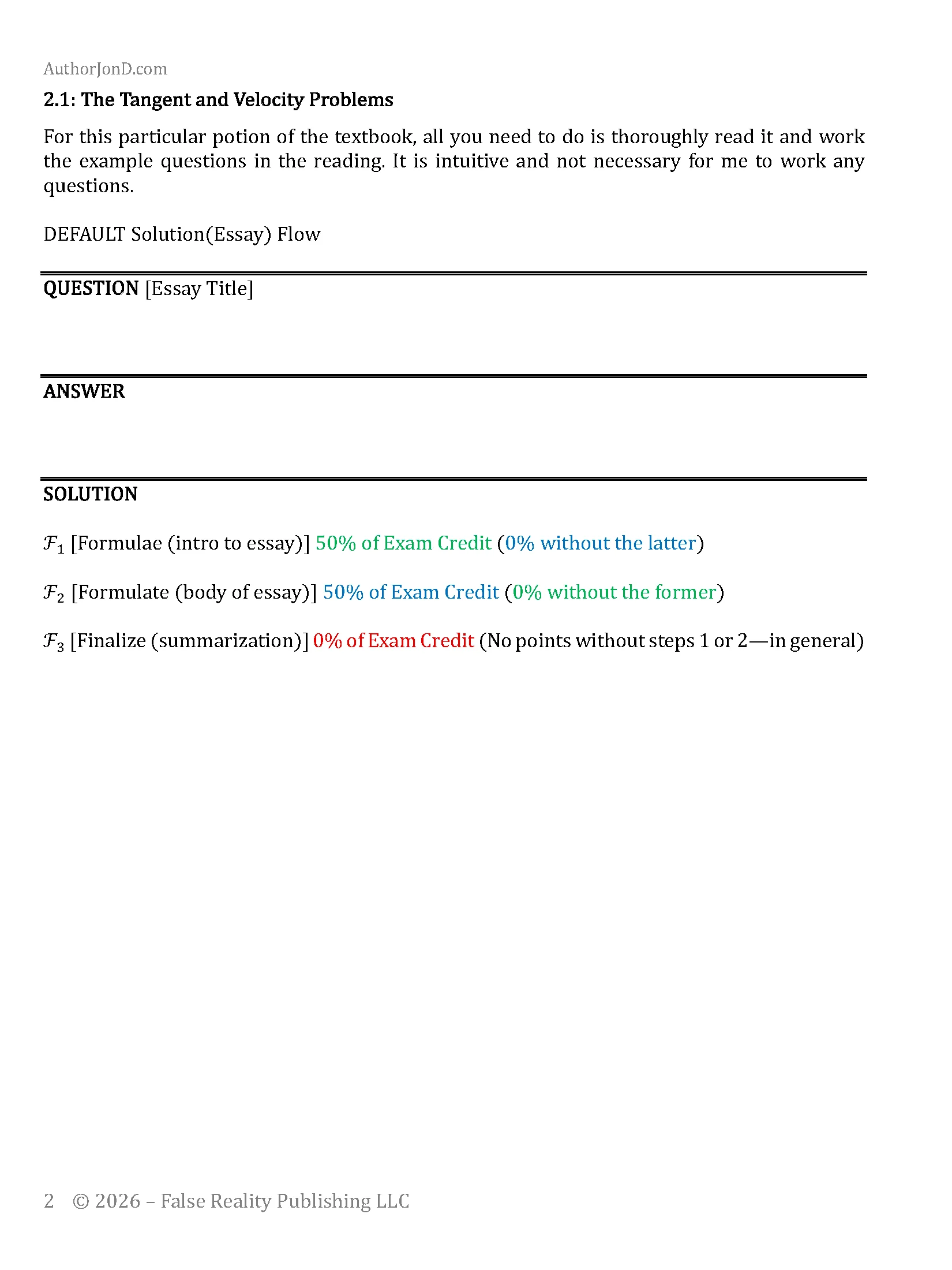 Volume 6: Calculus | The Ultimate Crash Course for PLEM Majors product image (2)