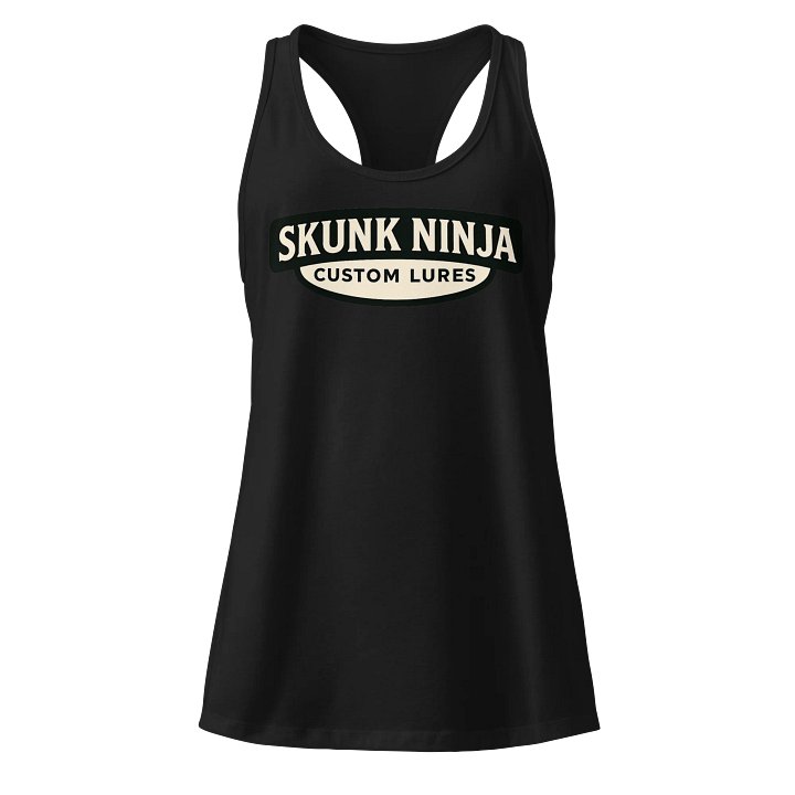 Skunk Ninja Custom Lures Logo Racerback Tank product image (1)