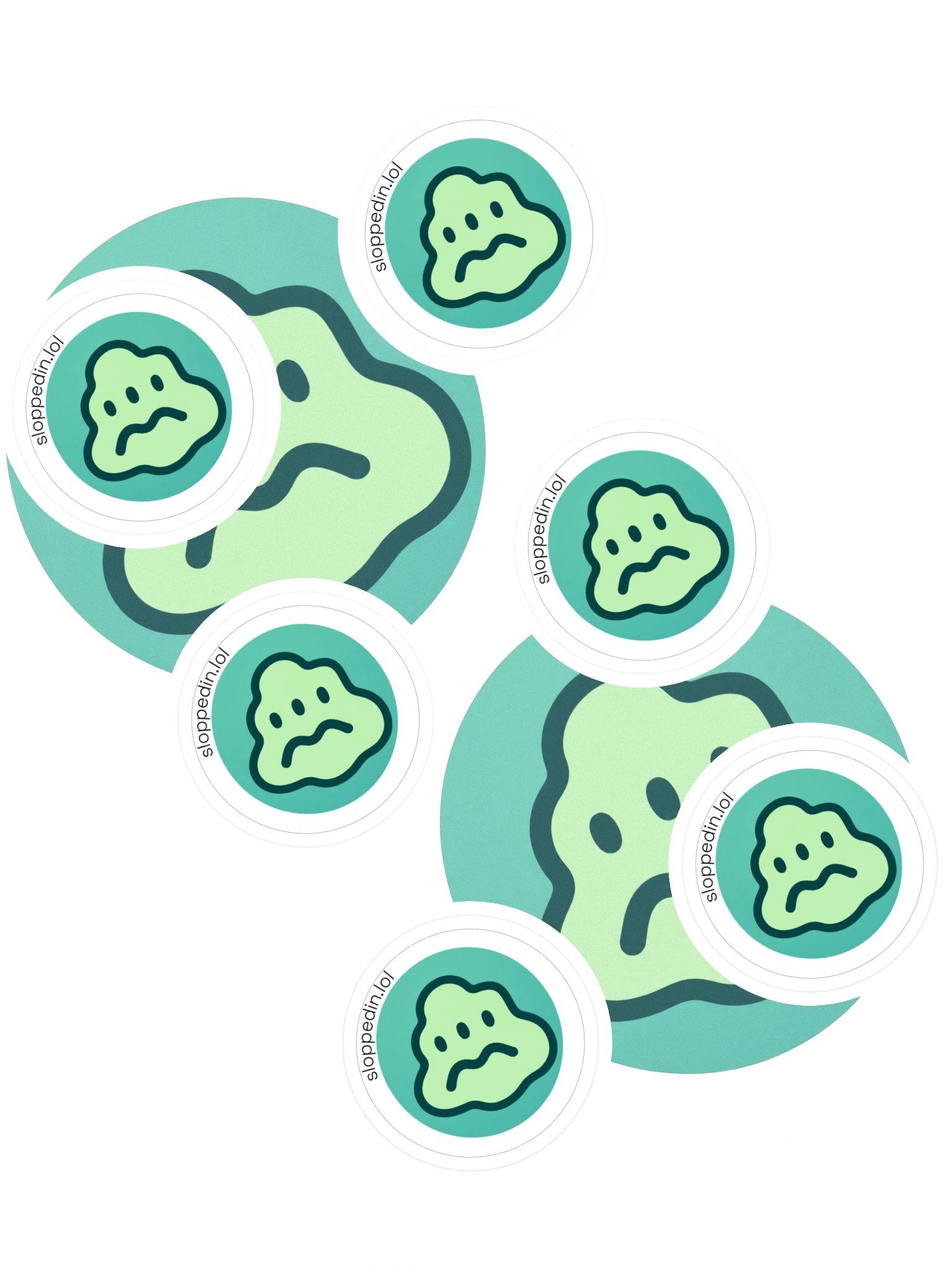 SloppedIn Sticker Sheet product image (1)