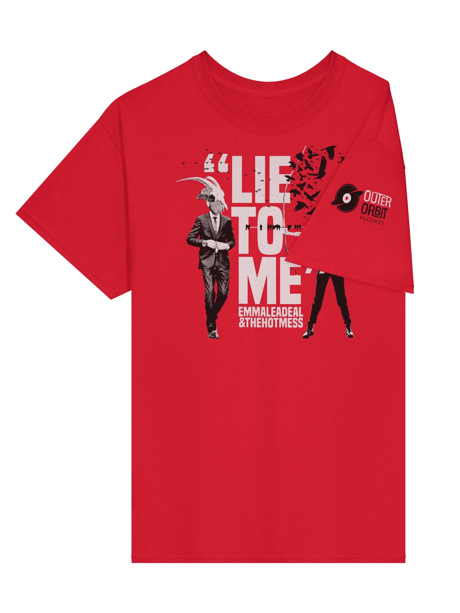 Emmalea Deal and The Hot Mess - Lie To Me Red Tee product image (2)