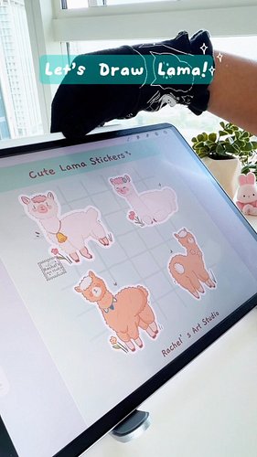You can make your own cute stickers in Procreate! 🦙✨

This little llama started as a simple sketch and turned into the cutest...