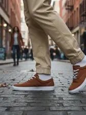 LM Origin™ Terra Brown Sneakers | Unisex Canvas Shoes product image (1)