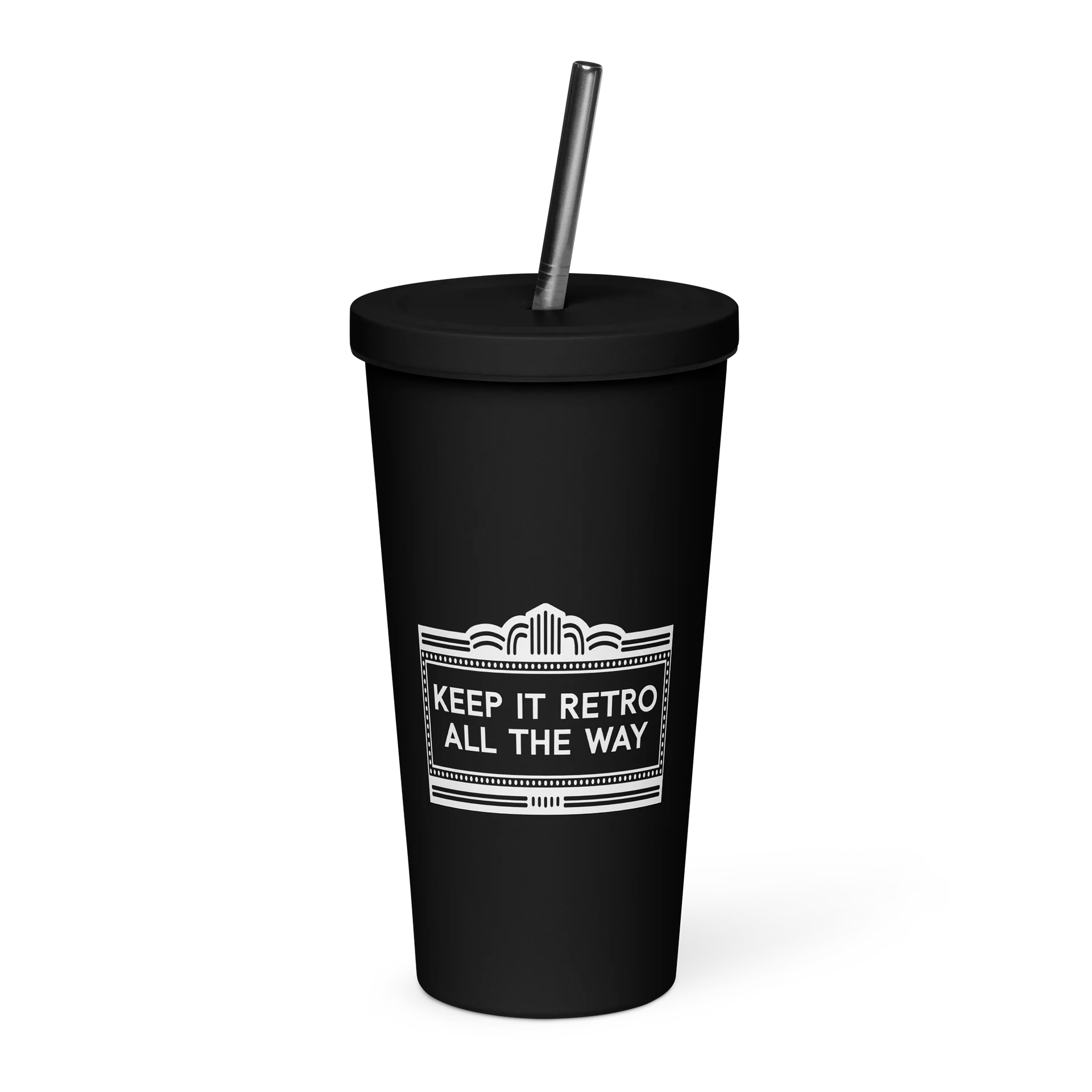 Exiram Insulated Tumbler with a Straw product image (2)