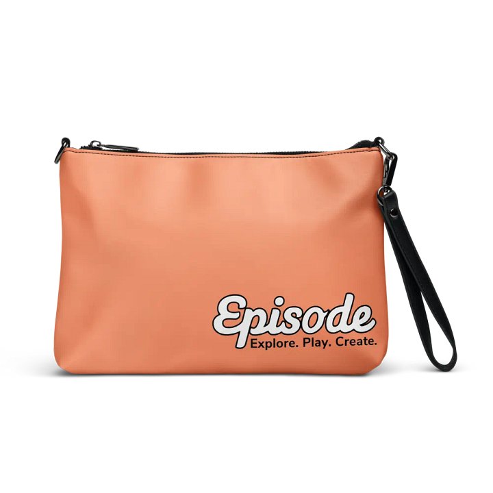 Episode All Over Print Crossbody Bag Orange With White Logo product image (1)