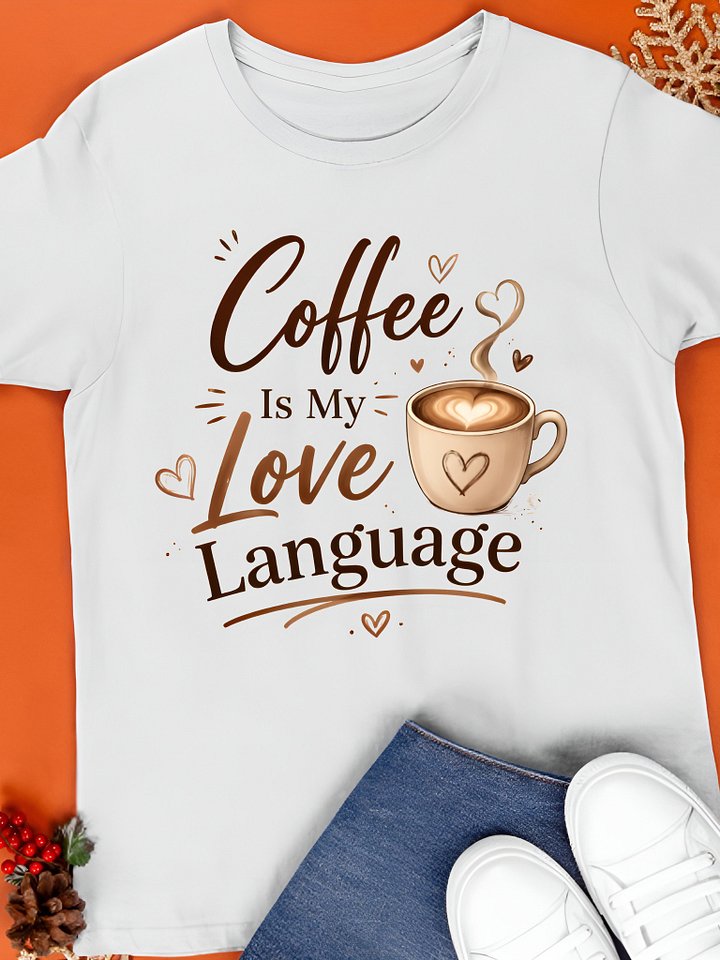 Coffee Is My Love Language Shirt product image (1)