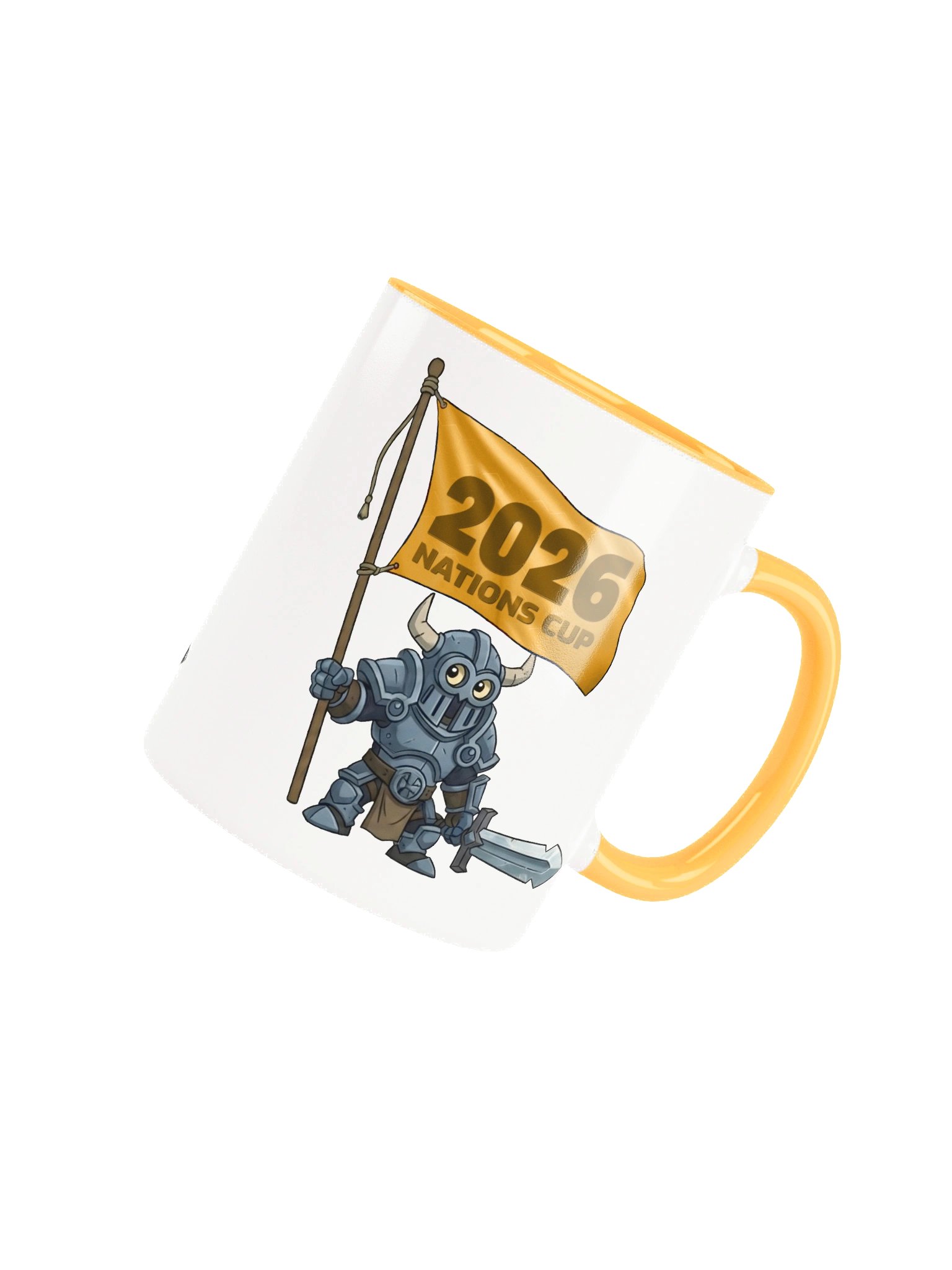 Nations Cup 2026 Yellow Mug product image (4)