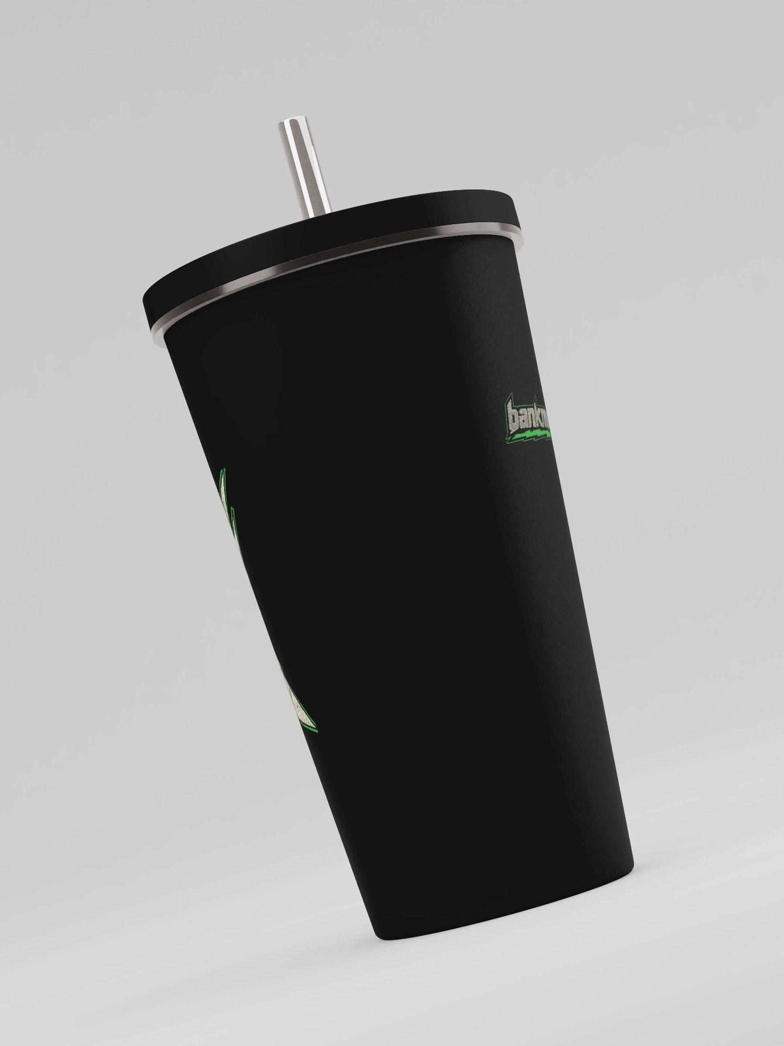BM1K Signature Logo Insulated Tumbler with Straw — First Edition product image (27)