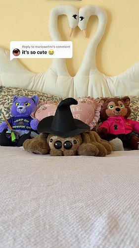 Had a very special delivery this morning! #buildabear #jumpingspider #halloween