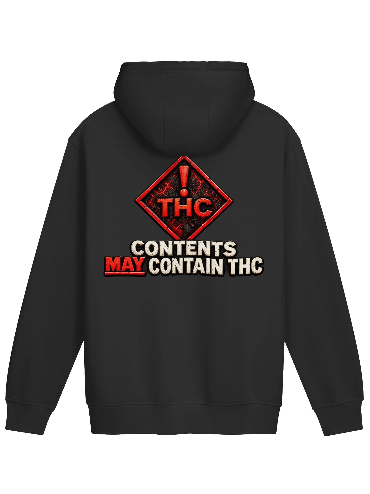FLAT OUT BROKEN™ — THC CRACKED — HOODIE product image (2)