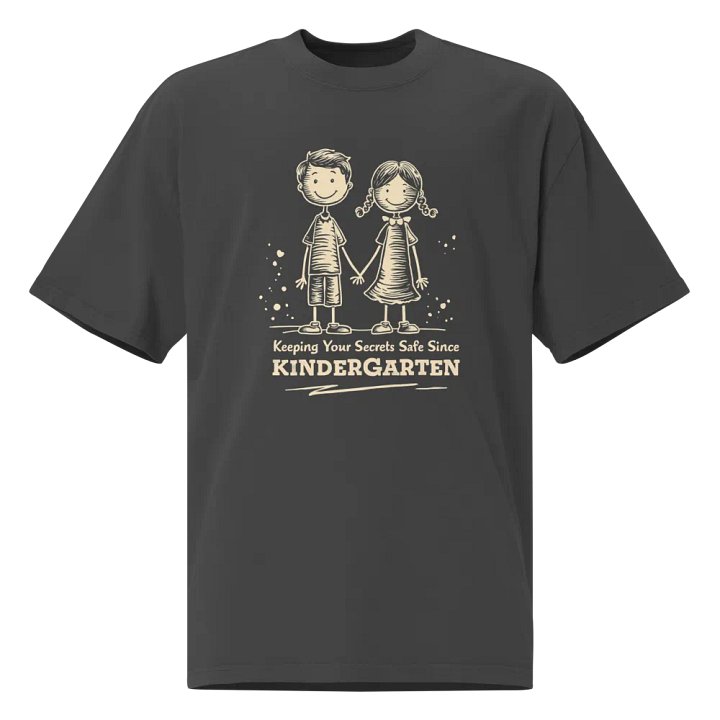 Keeping Your Secrets Safe Since Kindergarten T-Shirt – Cute Friendship Tee product image (1)