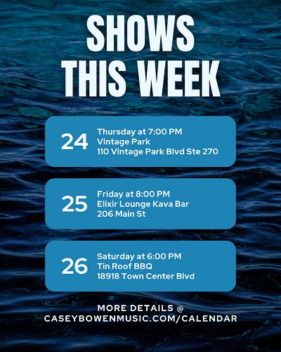 See you this week!
