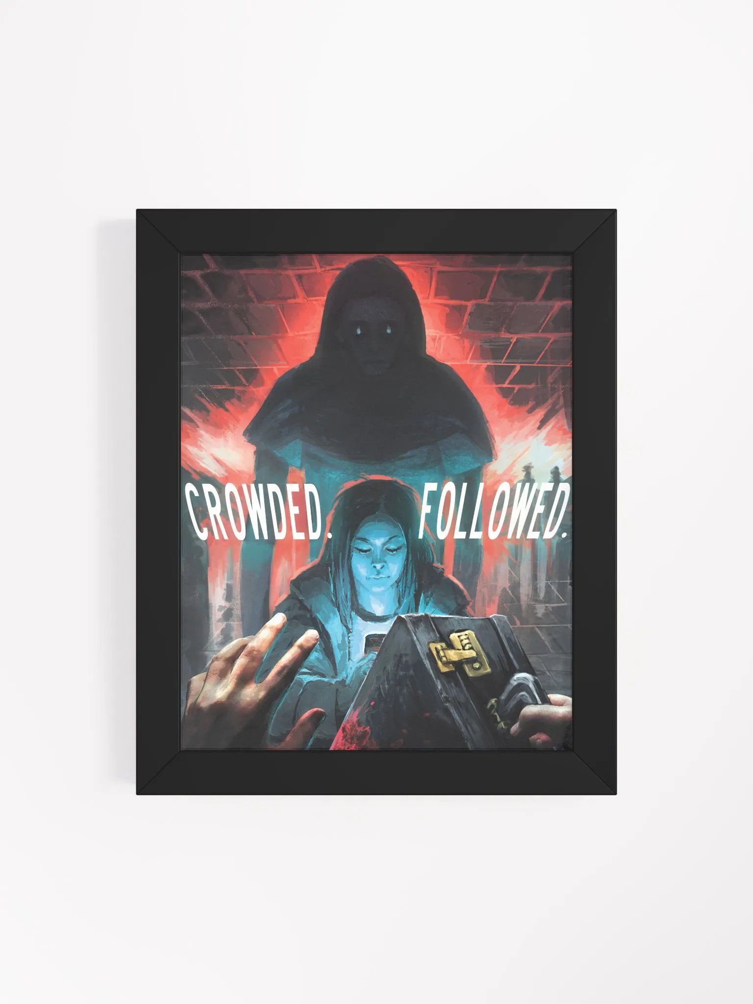 CROWDED. FOLLOWED. Framed Poster product image (28)