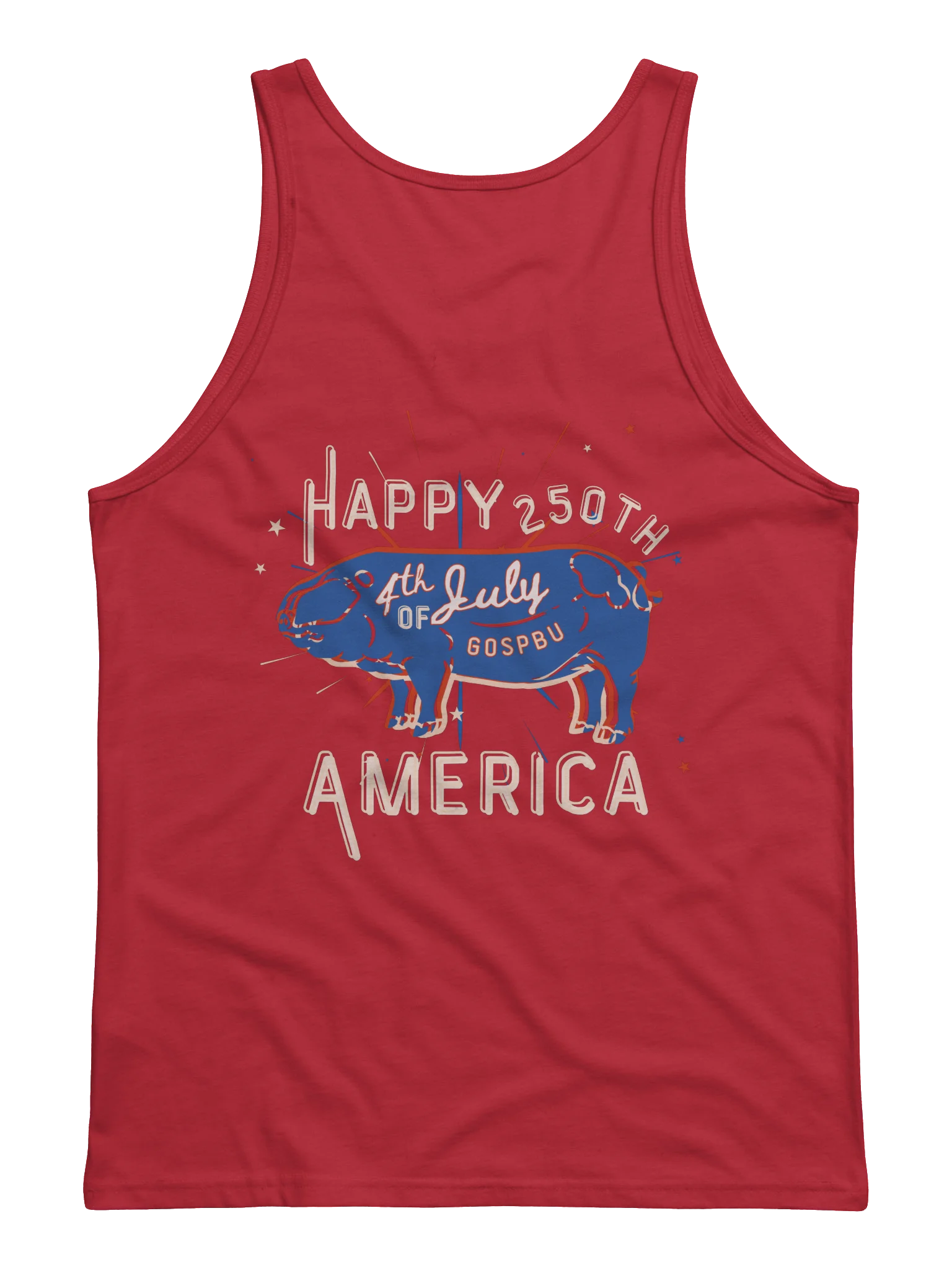 4th of July Pig Breeders United Tank product image (2)