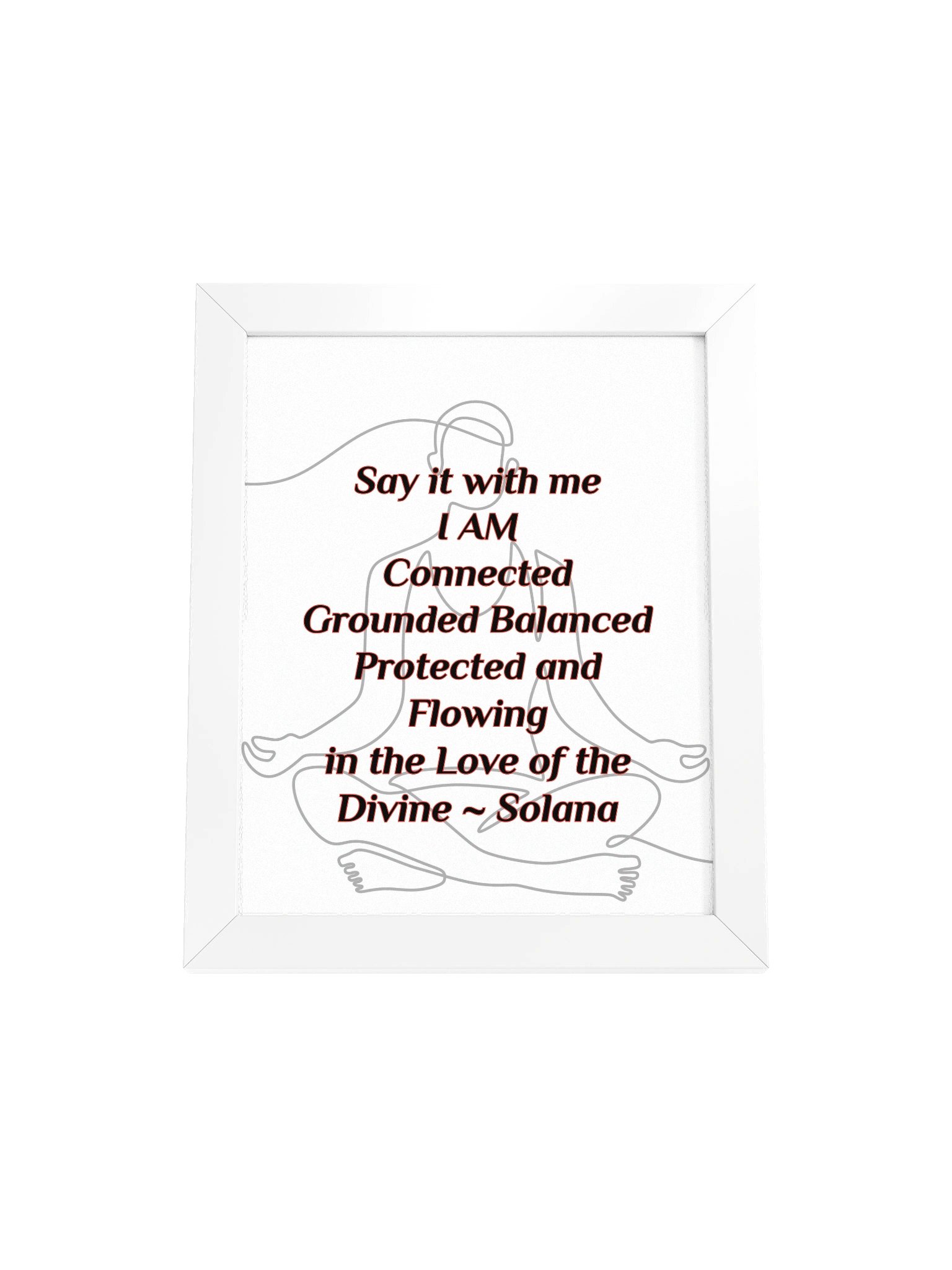 Solanas Mantra White Frame product image (1)
