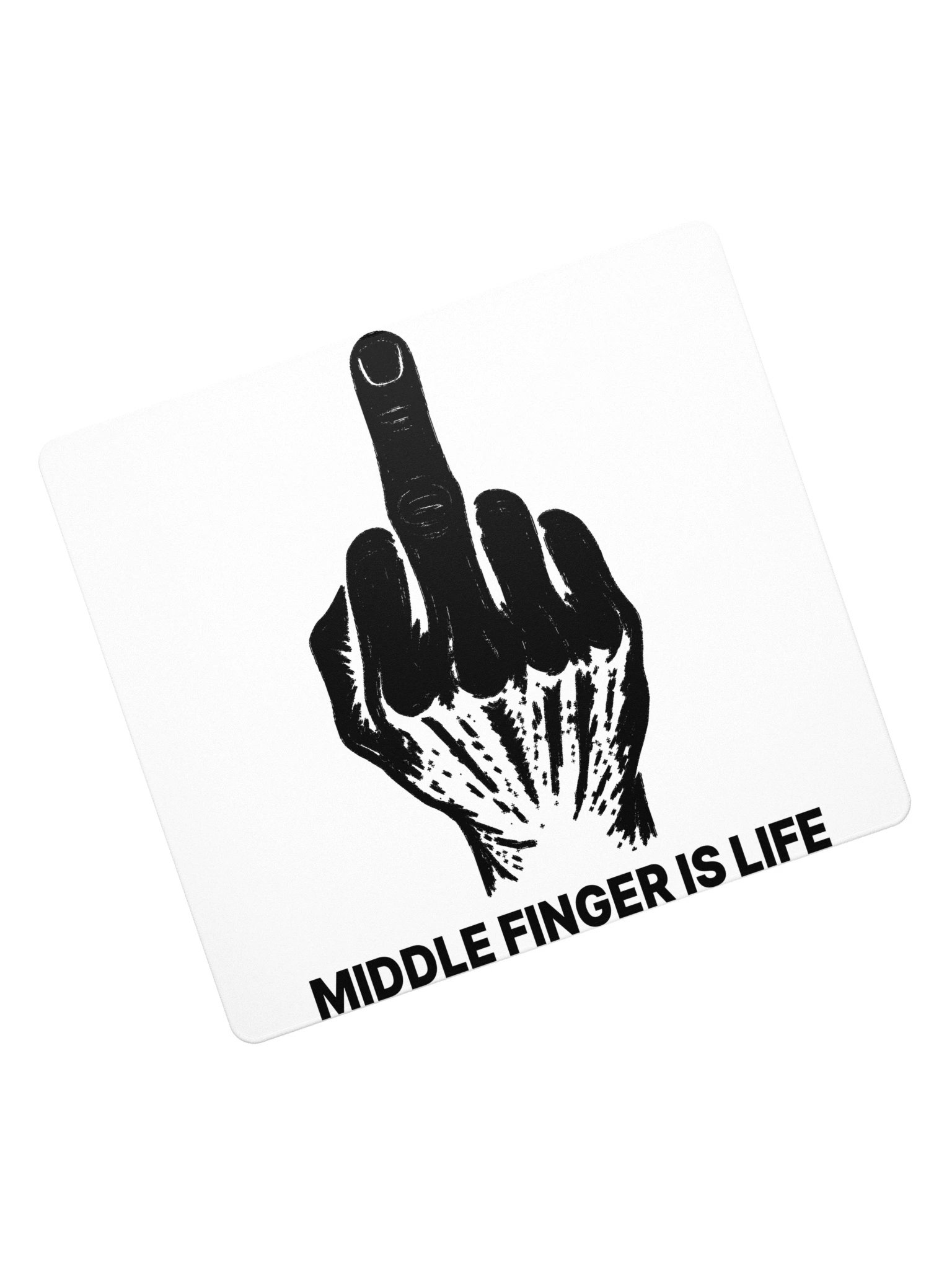 No ShopCo | Gaming Mouse Pad - Black on White product image (7)