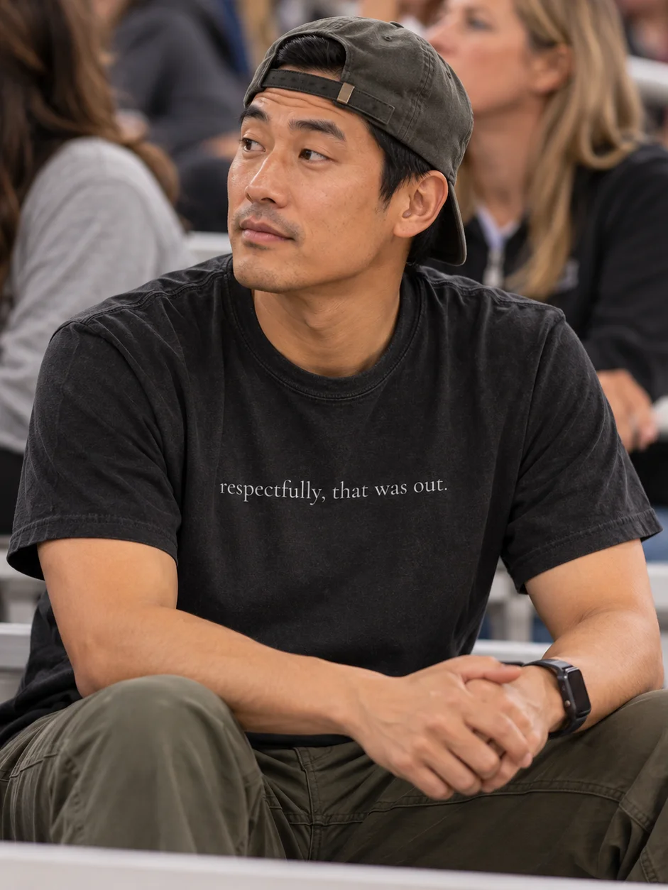 Respectfully, That Was Out Tee product image (1)