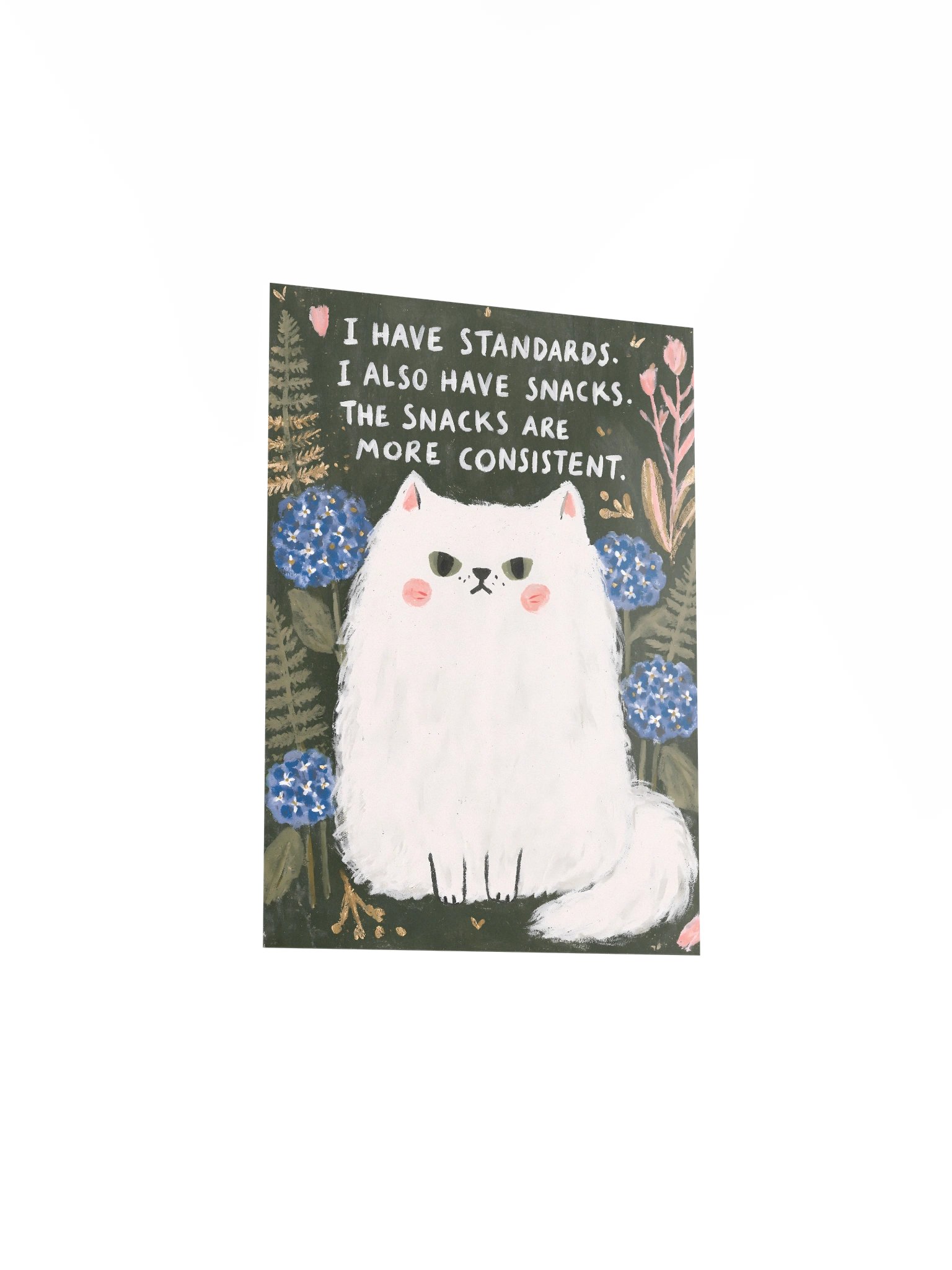 Snacks Are More Consistent Cat Poster product image (23)
