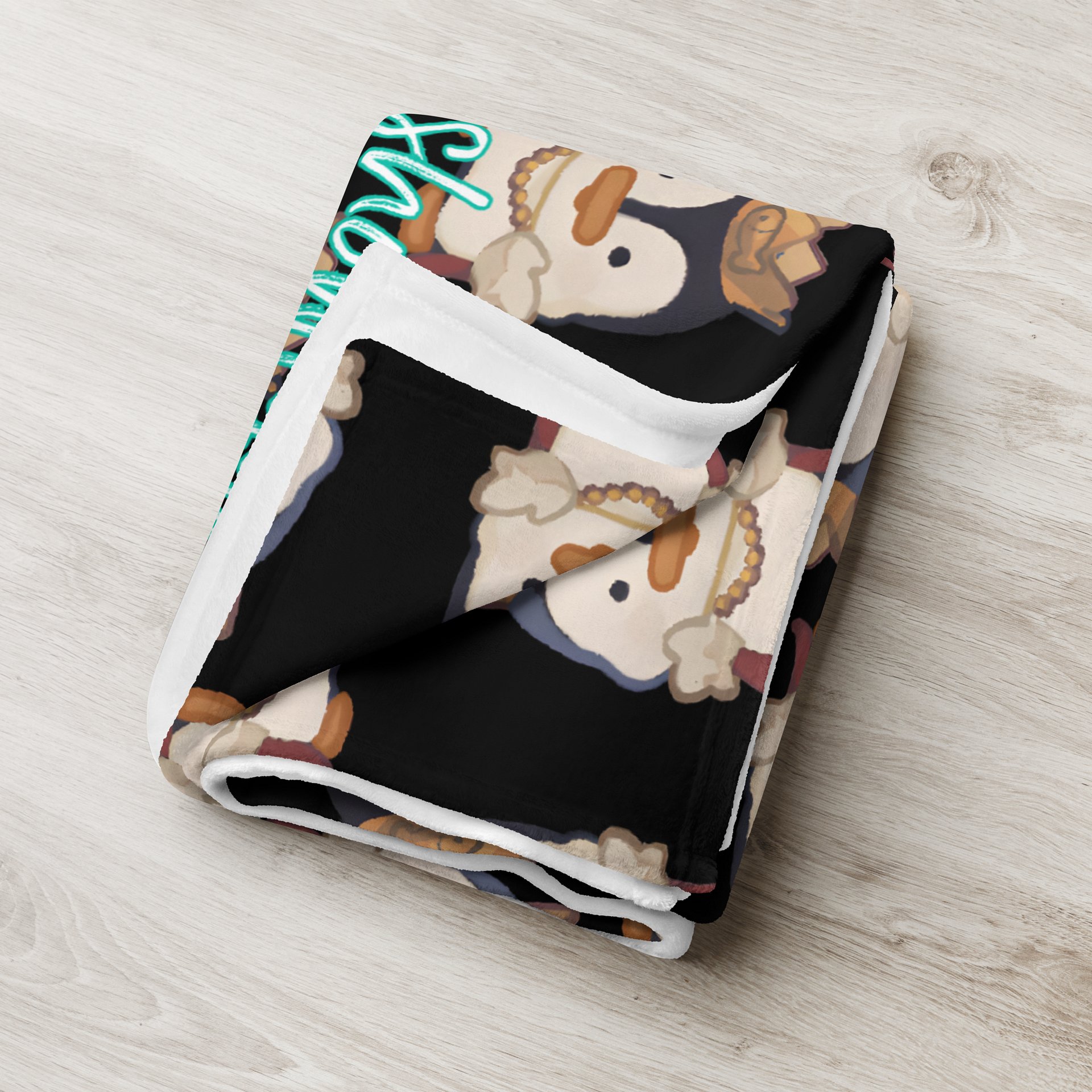 Black Queen Throw Blanket product image (3)